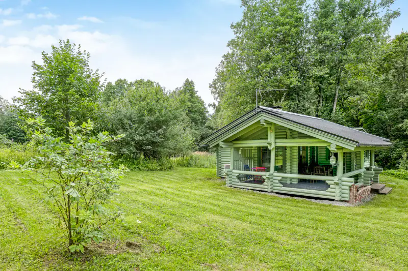 Hirsimökki ~42 m² (1990) + sauna, 4 800 m², Inkoonjoki — Nötterdalen / Inkoo — 7