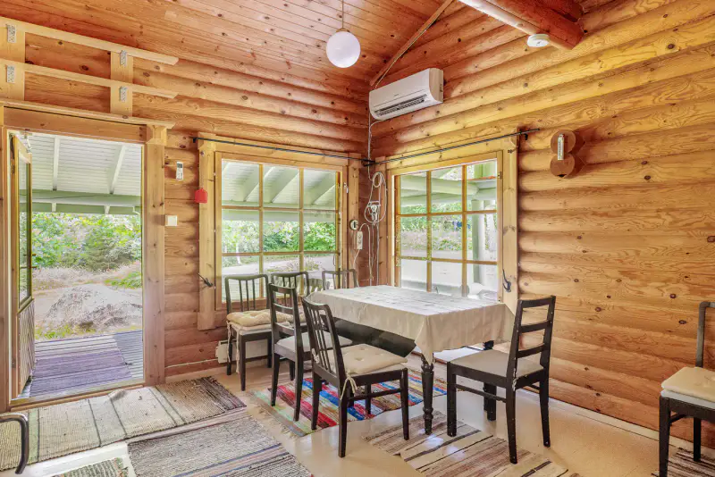 Hirsimökki ~42 m² (1990) + sauna, 4 800 m², Inkoonjoki — Nötterdalen / Inkoo — 15