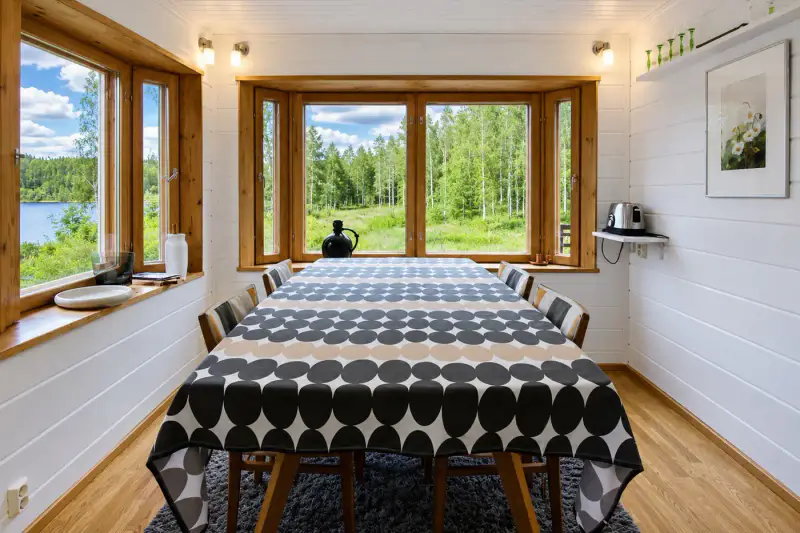 Maison de vacances agrandie de 113 m² avec espace spa + sauna de rive rénové, 131 m de rive privée et 1,33 ha sur le Syväjärvi — Pihlaisto / Jämsä — 13