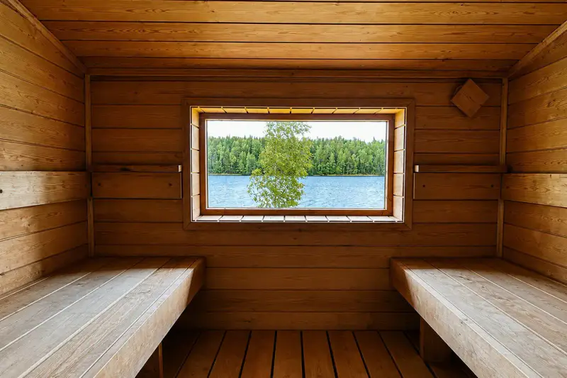Maison de vacances agrandie de 113 m² avec espace spa + sauna de rive rénové, 131 m de rive privée et 1,33 ha sur le Syväjärvi — Pihlaisto / Jämsä — 16