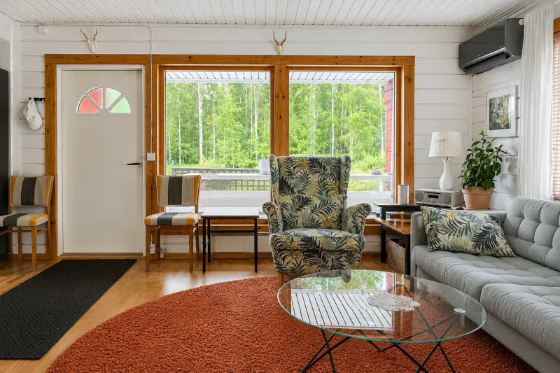 Maison de vacances agrandie de 113 m² avec espace spa + sauna de rive rénové, 131 m de rive privée et 1,33 ha sur le Syväjärvi — Pihlaisto / Jämsä — 11