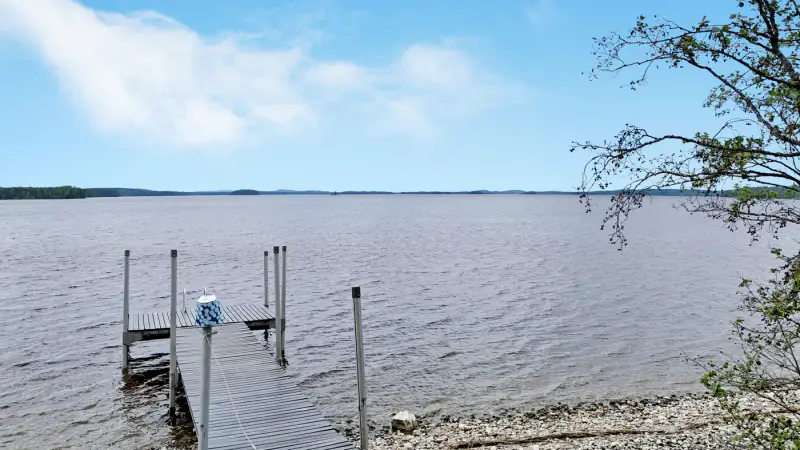 Mökki ~84 m² (1999) + rantasauna, ~1,78 ha (~200 m rive), Pielinen/Rukavesi — Uimaharju / Joensuu — 13