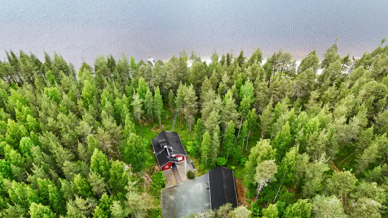 Mökki ~84 m² (1999) + rantasauna, ~1,78 ha (~200 m rive), Pielinen/Rukavesi — Uimaharju / Joensuu — 16