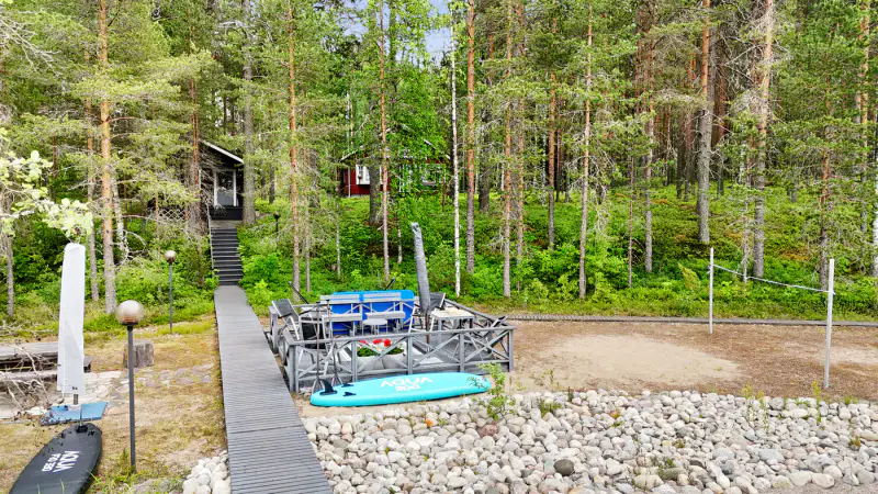 Mökki ~84 m² (1999) + rantasauna, ~1,78 ha (~200 m rive), Pielinen/Rukavesi — Uimaharju / Joensuu — 14