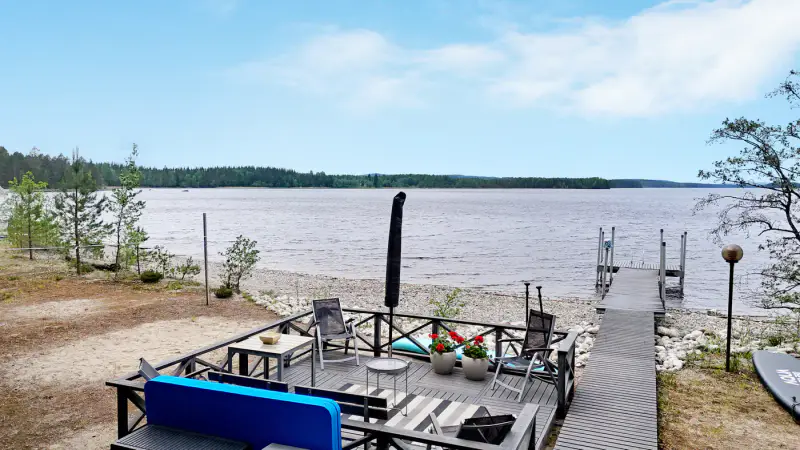 Mökki ~84 m² (1999) + rantasauna, ~1,78 ha (~200 m rive), Pielinen/Rukavesi — Uimaharju / Joensuu — 12