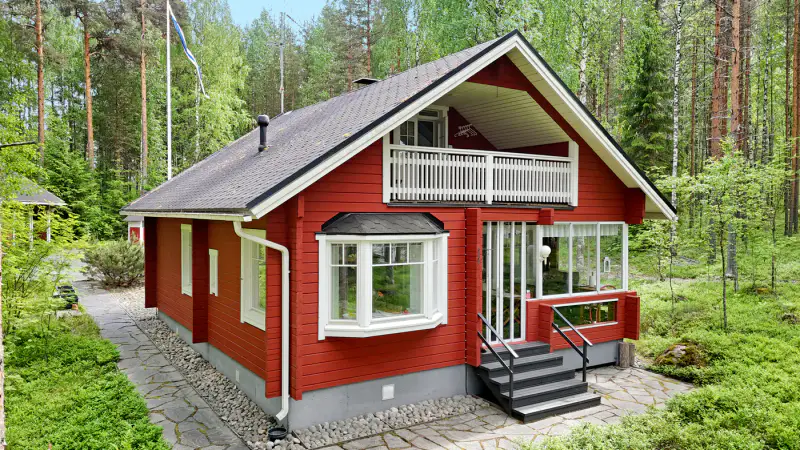 Mökki ~84 m² (1999) + rantasauna, ~1,78 ha (~200 m rive), Pielinen/Rukavesi — Uimaharju / Joensuu — 3