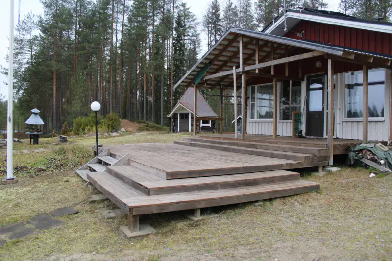 Mökki ~46 m² avec sauna, seul sur un étang poissonneux, 5 000 m² — Särkäntakanen / Mannervaara — 4