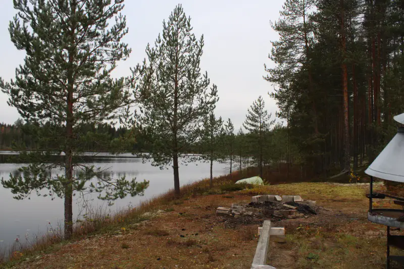 Mökki ~46 m² avec sauna, seul sur un étang poissonneux, 5 000 m² — Särkäntakanen / Mannervaara — 6