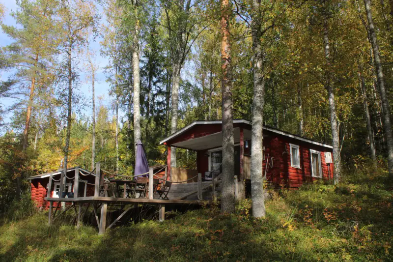 Mökki rondins + rantasauna, 4 900 m², Loitimo / Karhunlahti — Oskola / Joensuu — 3