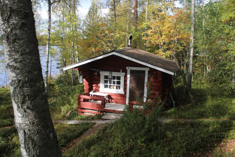 Mökki rondins + rantasauna, 4 900 m², Loitimo / Karhunlahti — Oskola / Joensuu — 10