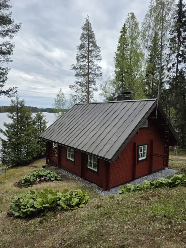 Mökki ~34 m² (1993) + sauna, 4 020 m², 50 m de plage privée sur l’Eimisjärvi — Kokinvaara / Joensuu — 2