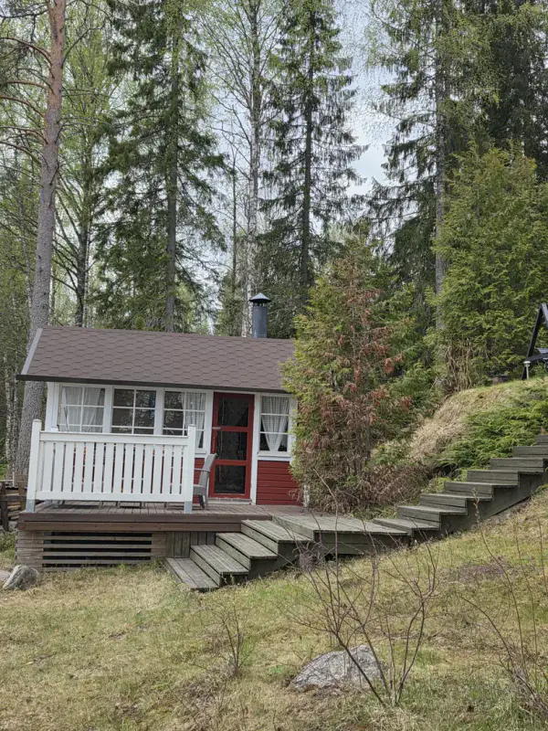 Mökki ~34 m² (1993) + sauna, 4 020 m², 50 m de plage privée sur l’Eimisjärvi — Kokinvaara / Joensuu — 13