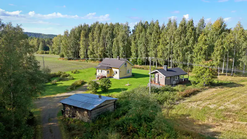Maison 1957 rénovée 2008–13, 2,1 ha, ~80 m rive (+ 2e rive) — Ahveninen / Joensuu — 4