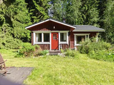 Chalet en rondins de 55 m² avec sauna de rive, rive privée de 50 m sur le Nurmaanjärvi — Joutsa — 1