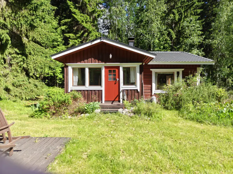 Chalet en rondins de 55 m² avec sauna de rive, rive privée de 50 m sur le Nurmaanjärvi — Joutsa — 1