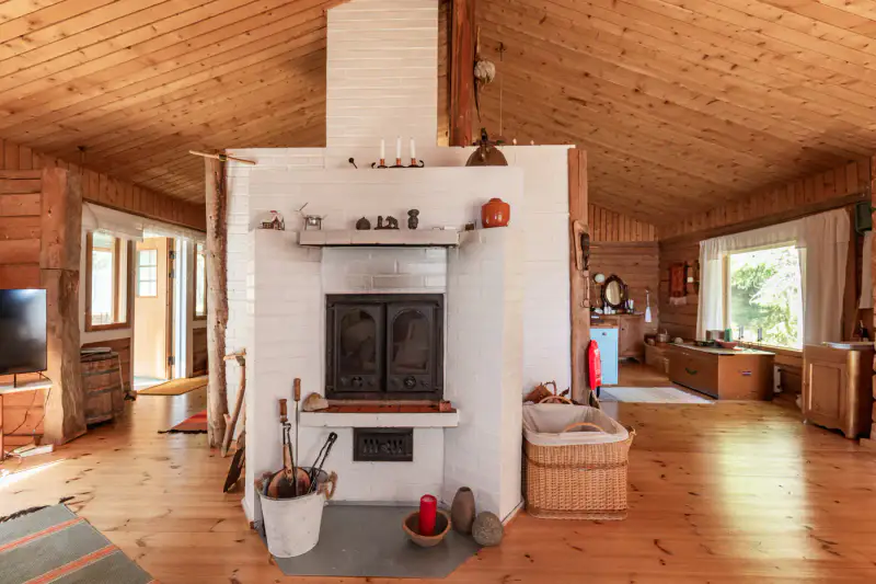Chalet en rondins de 55 m² avec sauna de rive, rive privée de 50 m sur le Nurmaanjärvi — Joutsa — 11