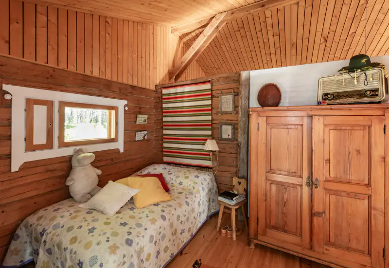 Chalet en rondins de 55 m² avec sauna de rive, rive privée de 50 m sur le Nurmaanjärvi — Joutsa — 9