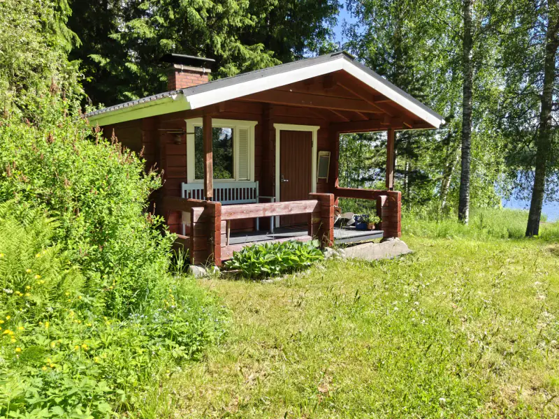 Chalet en rondins de 55 m² avec sauna de rive, rive privée de 50 m sur le Nurmaanjärvi — Joutsa — 6