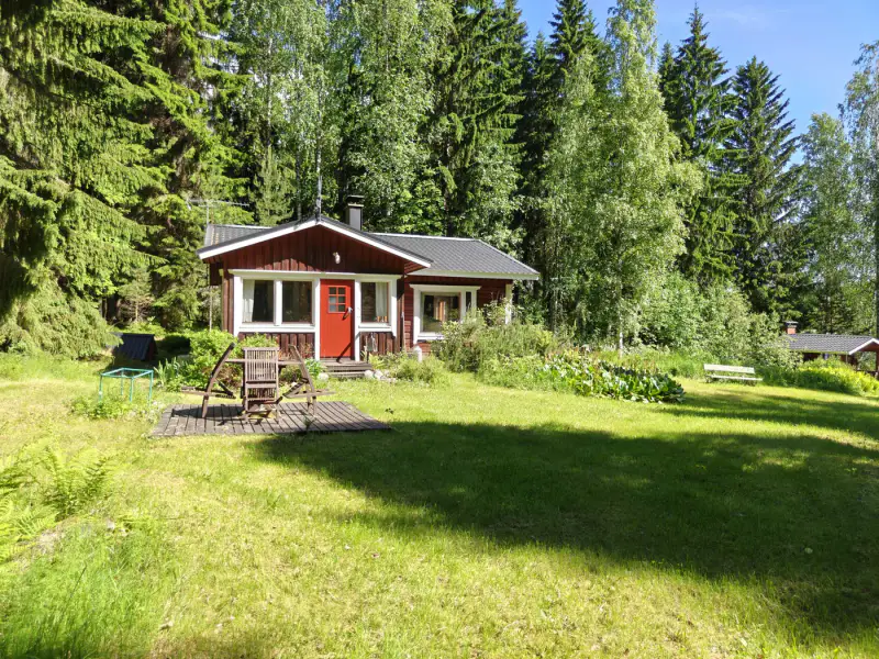 Chalet en rondins de 55 m² avec sauna de rive, rive privée de 50 m sur le Nurmaanjärvi — Joutsa — 5
