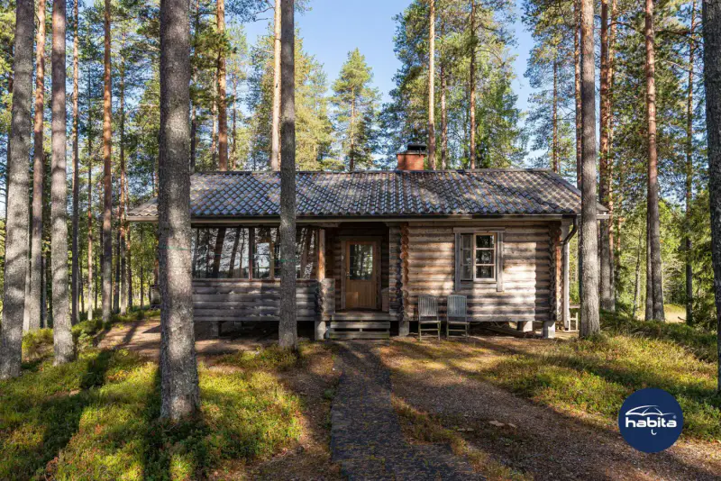 Chalet Kaskela 45 m² (2001), rive privée Vaikkojärvi, parcelle 9 422 m² — Juuka — 16