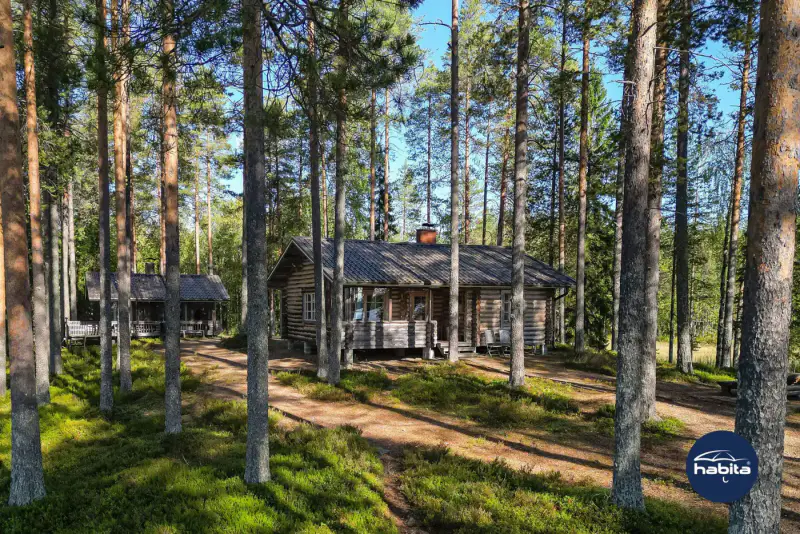 Chalet Kaskela 45 m² (2001), rive privée Vaikkojärvi, parcelle 9 422 m² — Juuka — 4