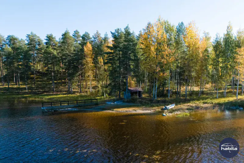 Chalet en rondins de 1947 rénové, 110 m de rive privée sur le Pielinen, 2,09 ha — Paalasmaa, Juuka — 6