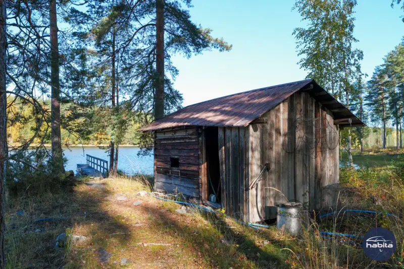 Chalet en rondins de 1947 rénové, 110 m de rive privée sur le Pielinen, 2,09 ha — Paalasmaa, Juuka — 8