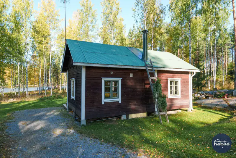 Chalet en rondins de 1947 rénové, 110 m de rive privée sur le Pielinen, 2,09 ha — Paalasmaa, Juuka — 4