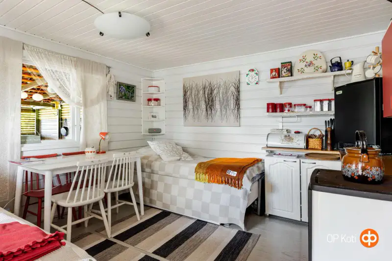 Petit chalet-sauna Tihmasjärvi 19 m² — Juva 69 k€ — 4