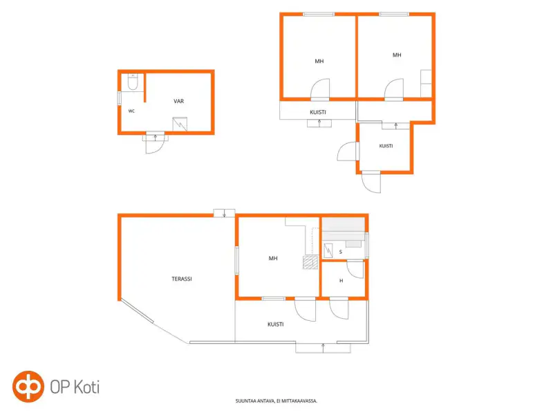 Petit chalet-sauna Tihmasjärvi 19 m² — Juva 69 k€ — 2