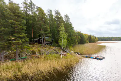 Mökki île ~22 m² (1962) + sauna, 3 000 m², Päijänne — Viljamensaari / Jyväskylä — 1