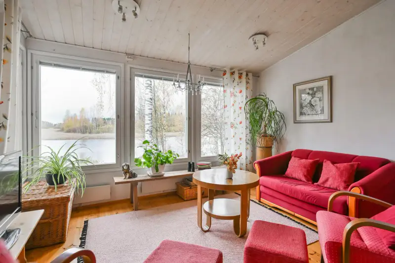 Maison de vacances (73 m², 1993) sur une presqu’île, 4 045 m² et deux rives privées sur le Päijänne — Korpilahti, Jyväskylä — 7