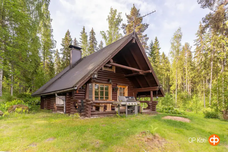 Hirsimökki Honka ~30 m² (1981) + sauna, Tyyppälänjärvi, 2 150 m² — Heinämäki / Jyväskylä — 3