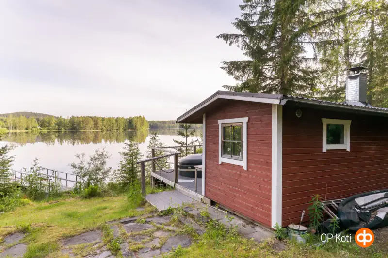 Hirsimökki Honka ~30 m² (1981) + sauna, Tyyppälänjärvi, 2 150 m² — Heinämäki / Jyväskylä — 5