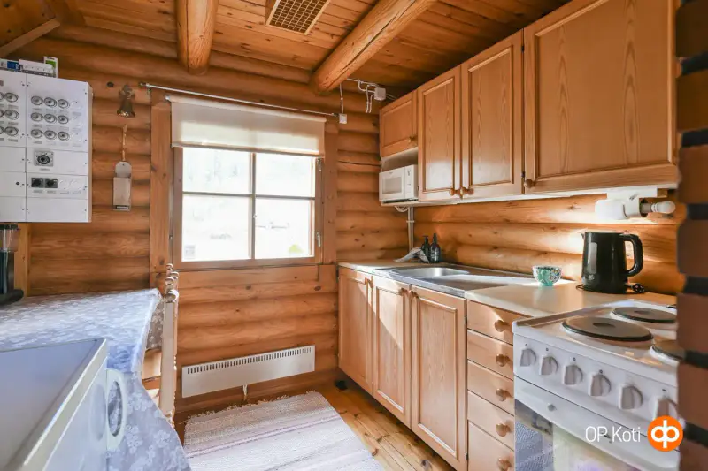 Hirsimökki Honka ~30 m² (1981) + sauna, Tyyppälänjärvi, 2 150 m² — Heinämäki / Jyväskylä — 18