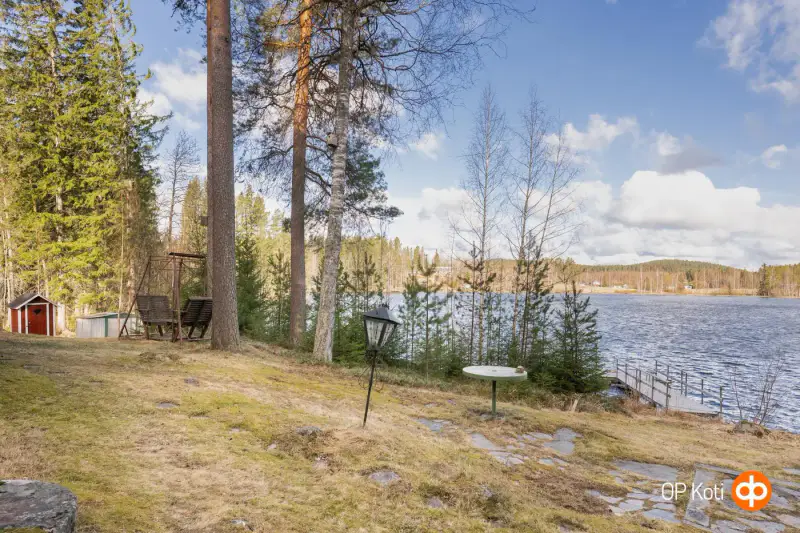 Hirsimökki Honka ~30 m² (1981) + sauna, Tyyppälänjärvi, 2 150 m² — Heinämäki / Jyväskylä — 9