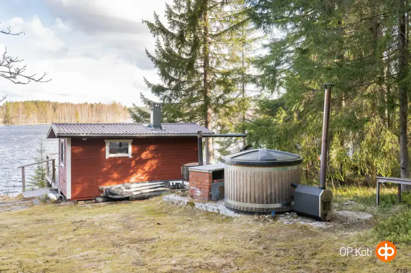 Hirsimökki Honka ~30 m² (1981) + sauna, Tyyppälänjärvi, 2 150 m² — Heinämäki / Jyväskylä — 6