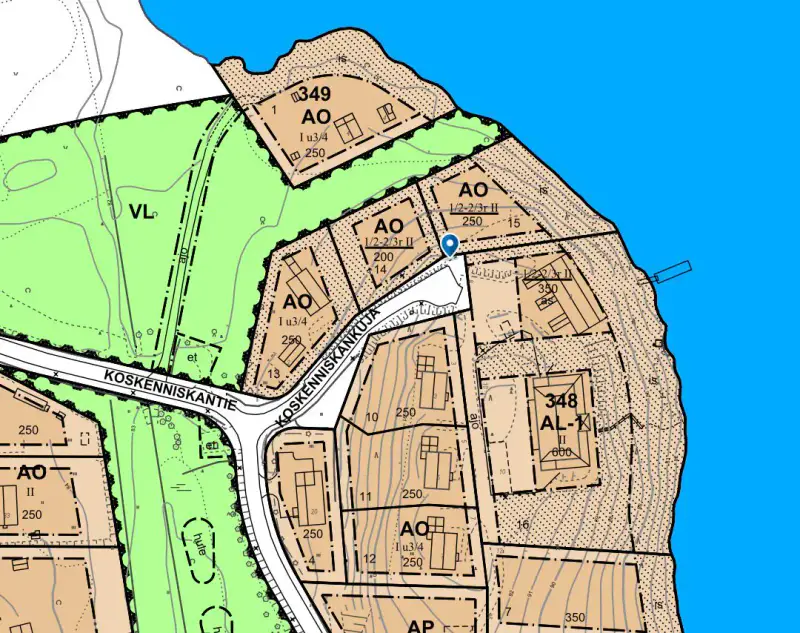 Terrain constructible 1 589 m², rive privée Leppävesi — Kaunisharju / Jyväskylä — 18
