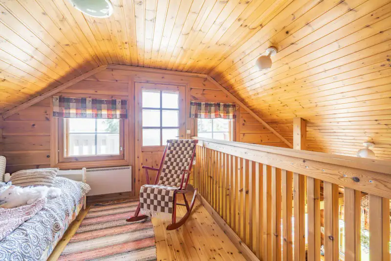 Chalet en rondins 1995, 56 m², rive privée Paltajärvi + sauna de rive — Paltaniemi / Kajaani — 14
