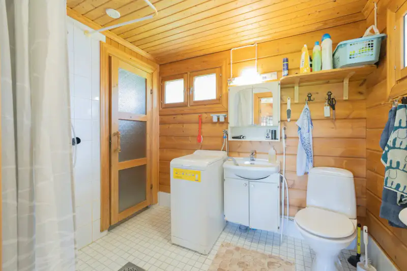 Chalet en rondins 1995, 56 m², rive privée Paltajärvi + sauna de rive — Paltaniemi / Kajaani — 11