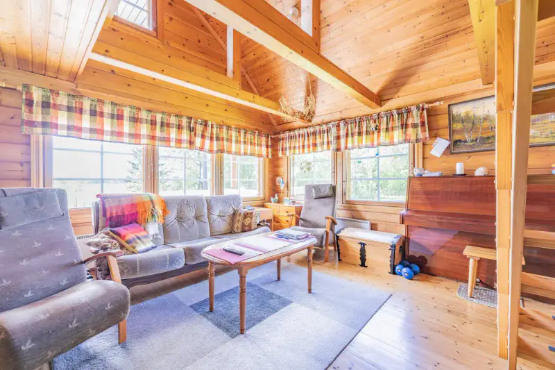 Chalet en rondins 1995, 56 m², rive privée Paltajärvi + sauna de rive — Paltaniemi / Kajaani — 3