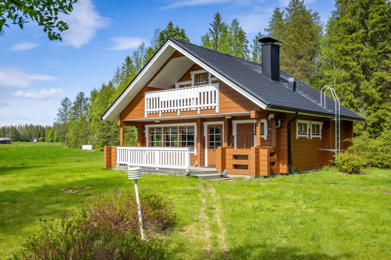 Chalet en rondins 1995, 56 m², rive privée Paltajärvi + sauna de rive — Paltaniemi / Kajaani — 4