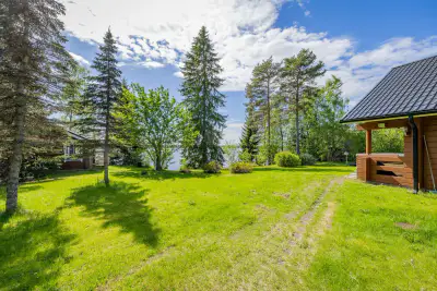 Chalet en rondins 1995, 56 m², rive privée Paltajärvi + sauna de rive — Paltaniemi / Kajaani — 1