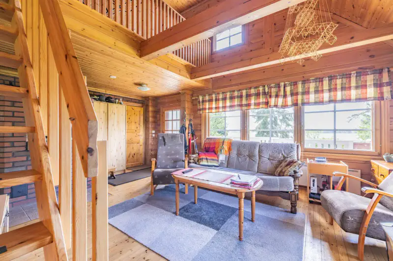 Chalet en rondins 1995, 56 m², rive privée Paltajärvi + sauna de rive — Paltaniemi / Kajaani — 13