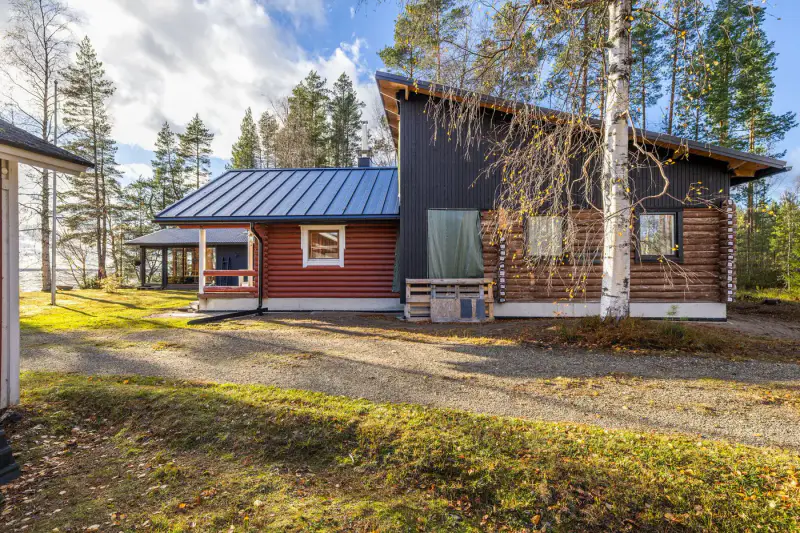 Chalet ~77 m² en finition + cuisine d’été, rive de sable privée sur l’Oulujärvi — Sivolanniemi / Kajaani — 9