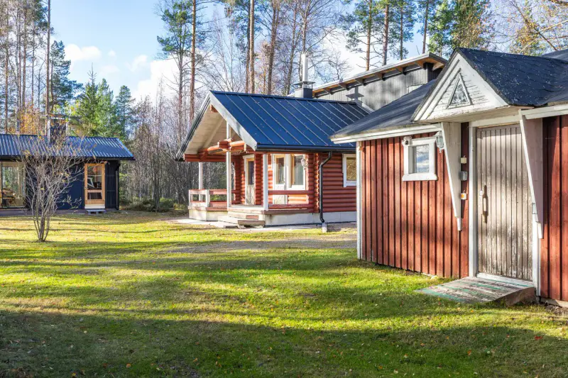 Chalet ~77 m² en finition + cuisine d’été, rive de sable privée sur l’Oulujärvi — Sivolanniemi / Kajaani — 6