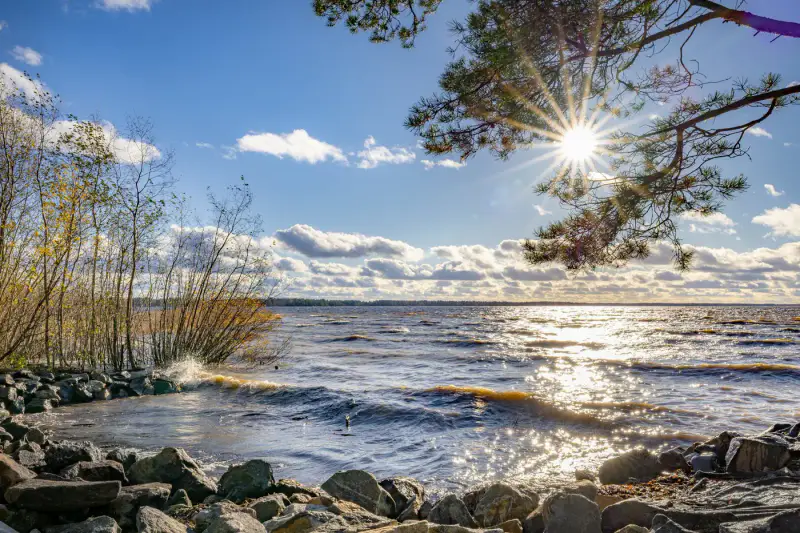 Chalet ~77 m² en finition + cuisine d’été, rive de sable privée sur l’Oulujärvi — Sivolanniemi / Kajaani — 4