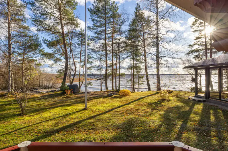 Chalet ~77 m² en finition + cuisine d’été, rive de sable privée sur l’Oulujärvi — Sivolanniemi / Kajaani — 10