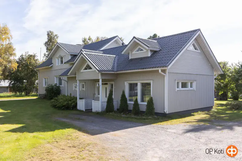 Ensemble ~269 m² (1956, agrandi) 3 logements + géothermie, 9 950 m², rive Kalajoki — Pitkäsenkylä — 4