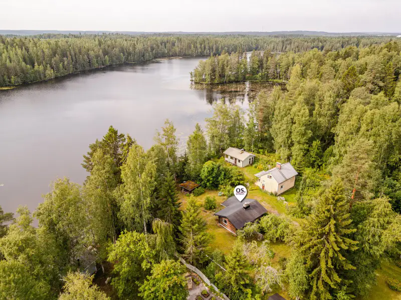 Mökki rondins ~25 m² (1959) + rantasauna + grillikota, 1 990 m², Onkijärvi — Suinula / Kangasala — 8
